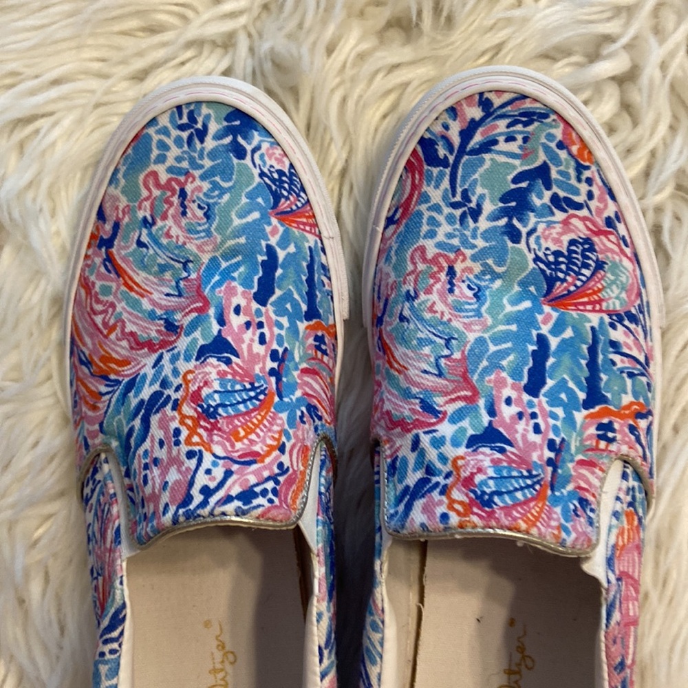 Lilly Pulitzer Shoes size 9 excellent condition see all photos perfect for summe - Picture 11 of 12